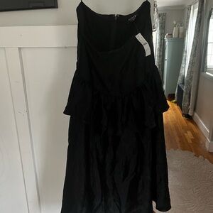 J. Crew Collection Elegant drop waist Black skirt - 6